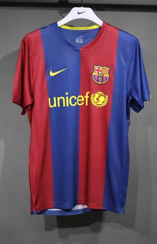 Thailand Quality(AAA) 2006/07 Barcelona Home Retro Soccer Jersey (Player)