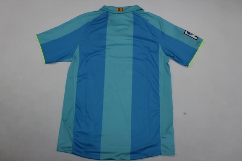 Thailand Quality(AAA) 2007/08 Barcelona Away Retro Soccer Jersey