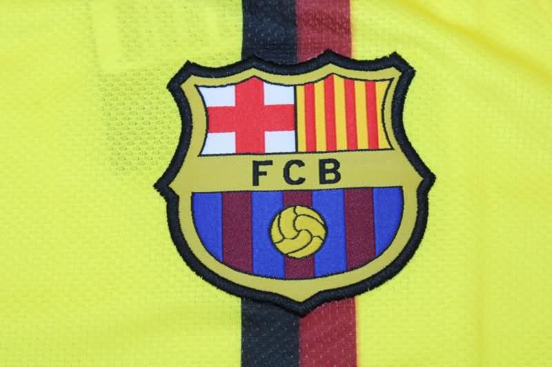 Thailand Quality(AAA) 2008/09 Barcelona Away Long Retro Soccer Jersey