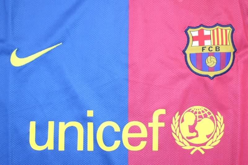 Thailand Quality(AAA) 2008/09 Barcelona Home UCL Retro Soccer Jersey