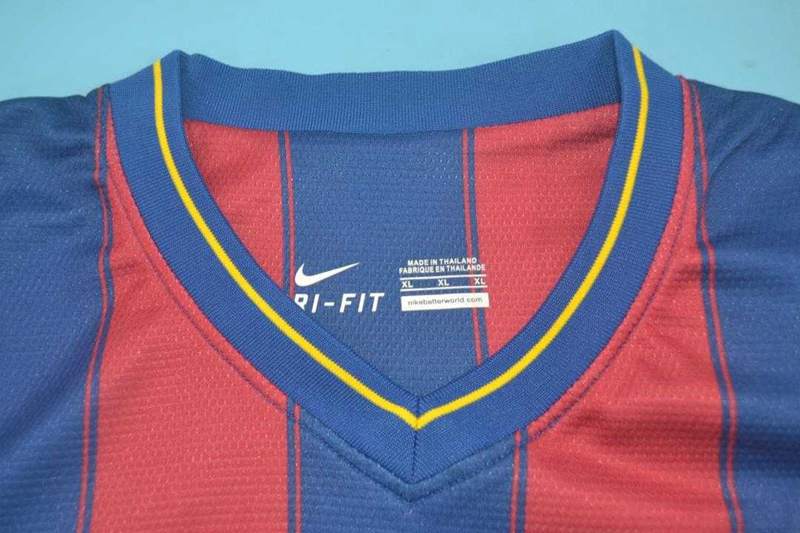 Thailand Quality(AAA) 2009/10 Barcelona Home Retro Soccer Jersey