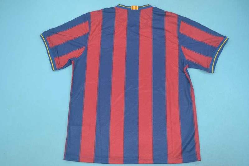 Thailand Quality(AAA) 2009/10 Barcelona Home Retro Soccer Jersey