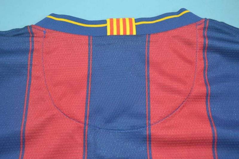 Thailand Quality(AAA) 2009/10 Barcelona Home Retro Soccer Jersey