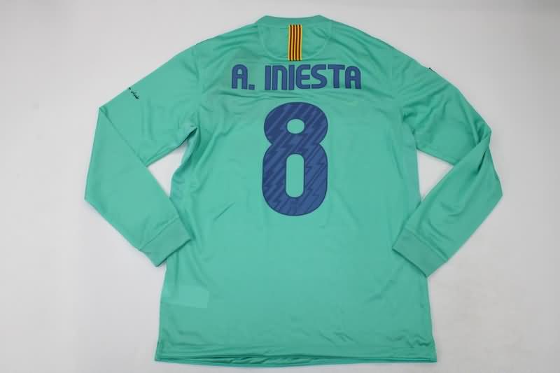 Thailand Quality(AAA) 2010/11 Barcelona Away Retro Long Sleeve Soccer Jersey