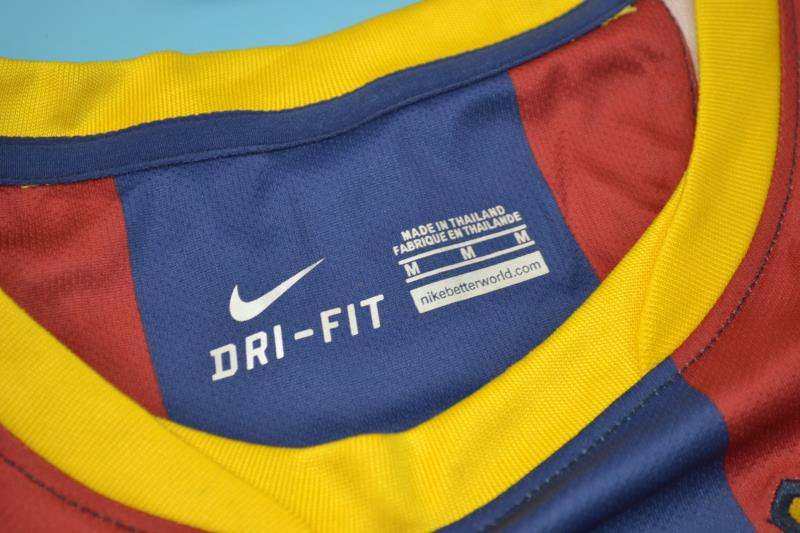 Thailand Quality(AAA) 2010/11 Barcelona Home Retro Soccer Jersey