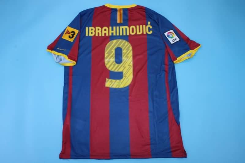 Thailand Quality(AAA) 2010/11 Barcelona Home Retro Soccer Jersey