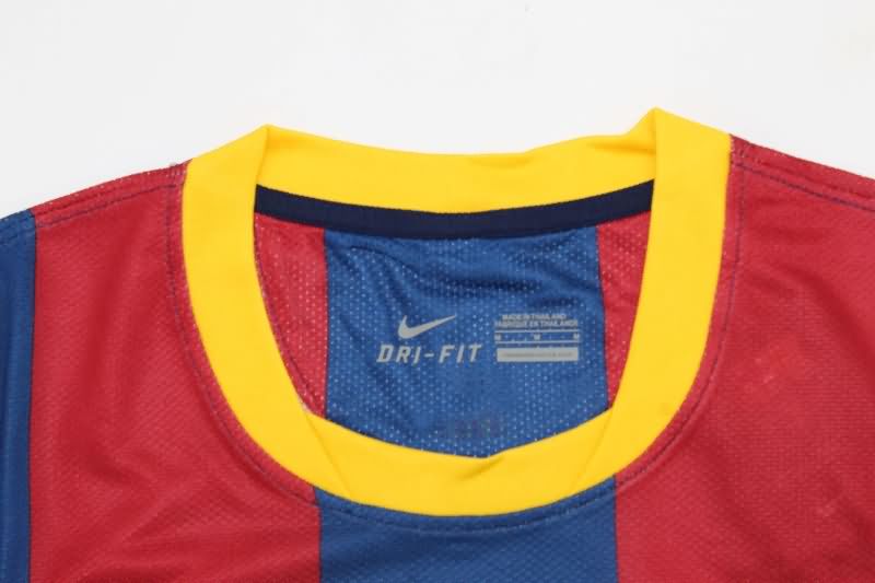 Thailand Quality(AAA) 2010/11 Barcelona Home Retro Soccer Jersey (Player)