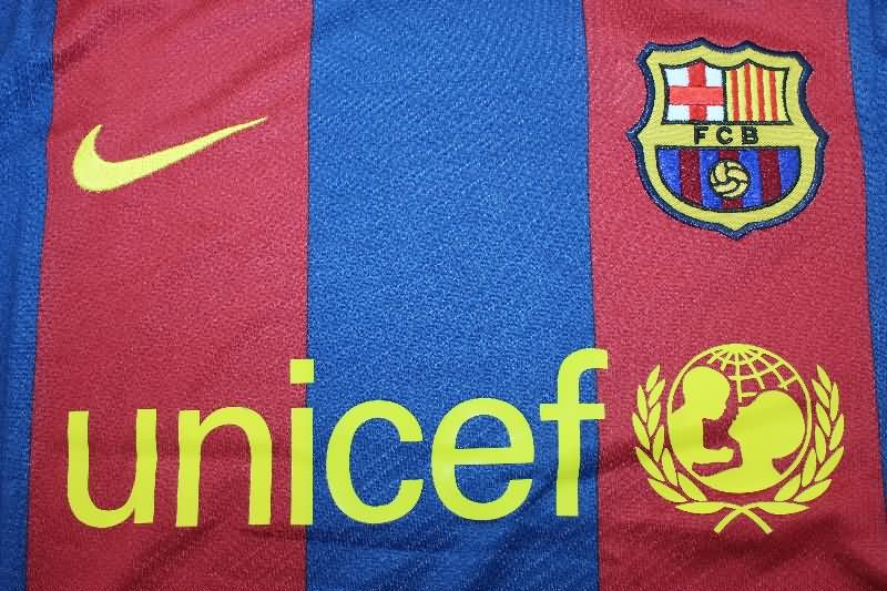 Thailand Quality(AAA) 2010/11 Barcelona Home Retro Soccer Jersey (Player)
