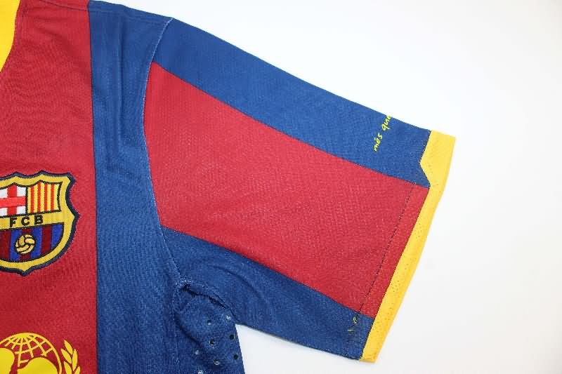Thailand Quality(AAA) 2010/11 Barcelona Home Retro Soccer Jersey (Player)