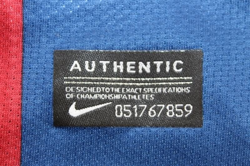 Thailand Quality(AAA) 2010/11 Barcelona Home Retro Soccer Jersey (Player)
