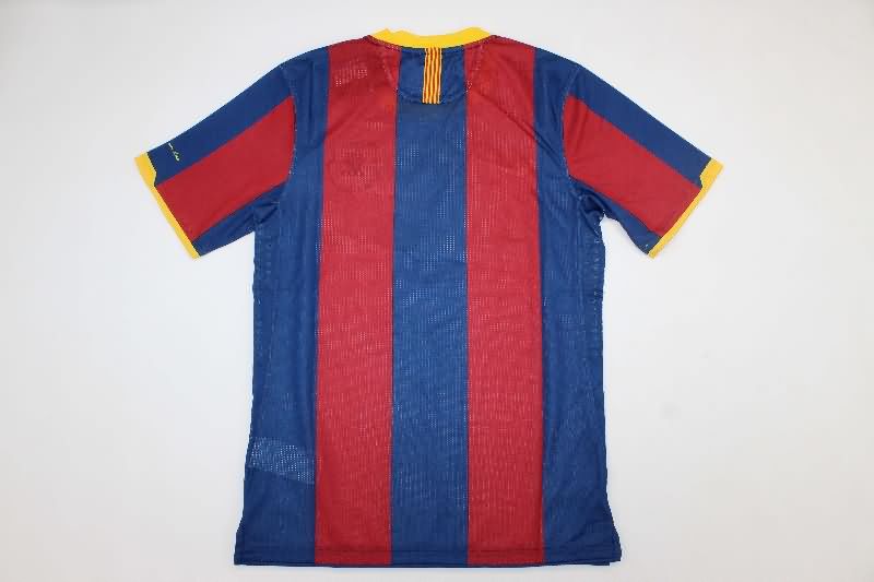 Thailand Quality(AAA) 2010/11 Barcelona Home Retro Soccer Jersey (Player)