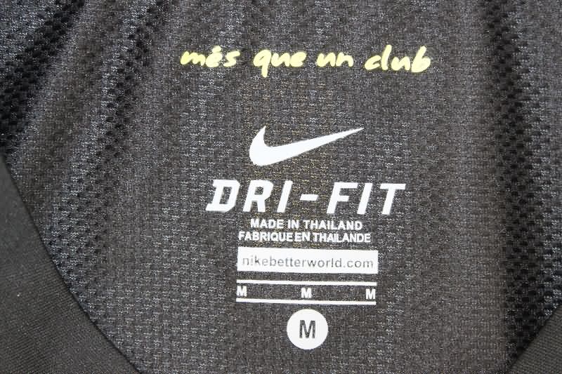 Thailand Quality(AAA) 2011/12 Barcelona Away Long Sleeve Retro Soccer Jersey