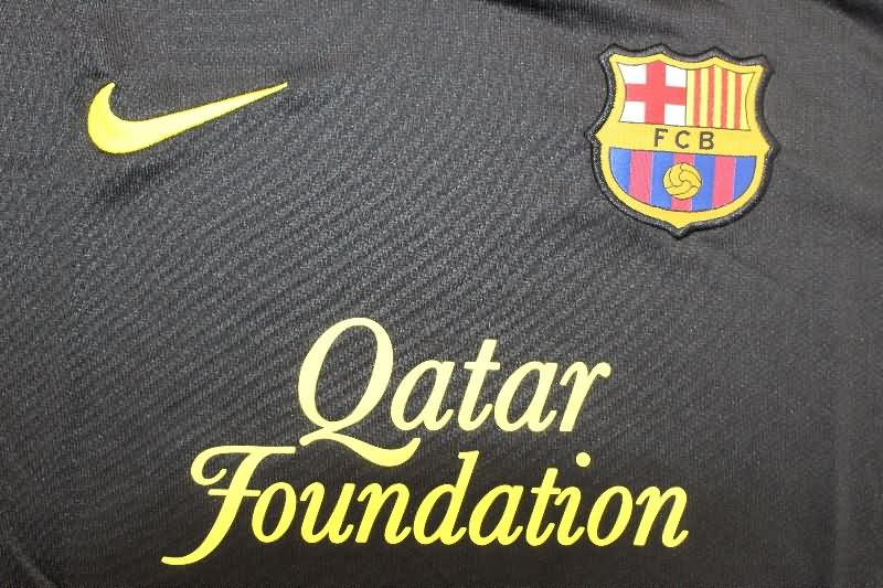 Thailand Quality(AAA) 2011/12 Barcelona Away Long Sleeve Retro Soccer Jersey