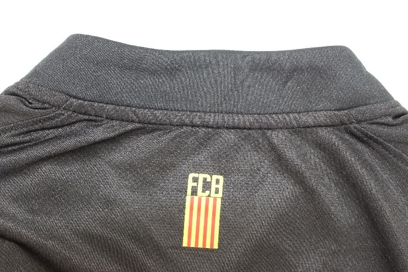 Thailand Quality(AAA) 2011/12 Barcelona Away Long Sleeve Retro Soccer Jersey