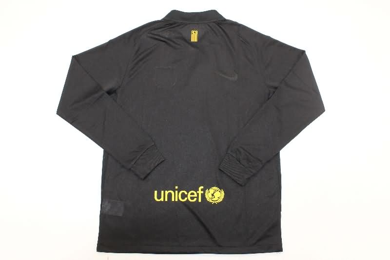Thailand Quality(AAA) 2011/12 Barcelona Away Long Sleeve Retro Soccer Jersey