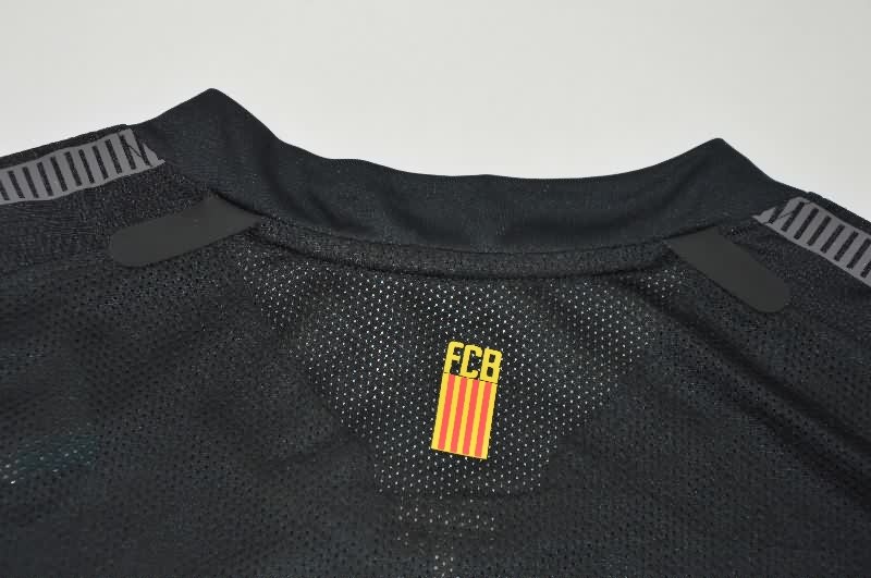 Thailand Quality(AAA) 2011/12 Barcelona Away Retro Long Sleeve Soccer Jersey (Player)