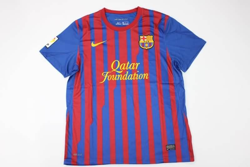 Thailand Quality(AAA) 2011/12 Barcelona Home Retro Soccer Jersey