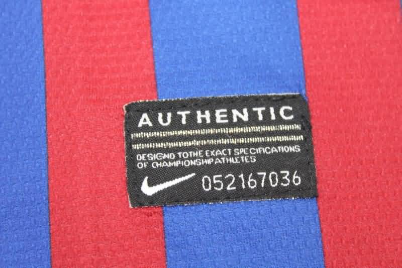 Thailand Quality(AAA) 2011/12 Barcelona Home Retro Soccer Jersey