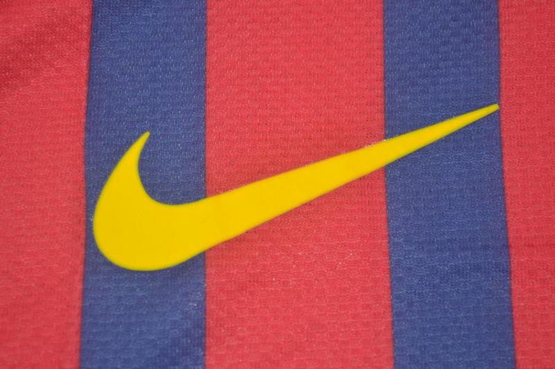 Thailand Quality(AAA) 2011/12 Barcelona Home Retro Jersey(L/S Player)