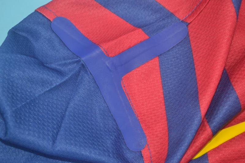 Thailand Quality(AAA) 2011/12 Barcelona Home Retro Jersey(L/S Player)