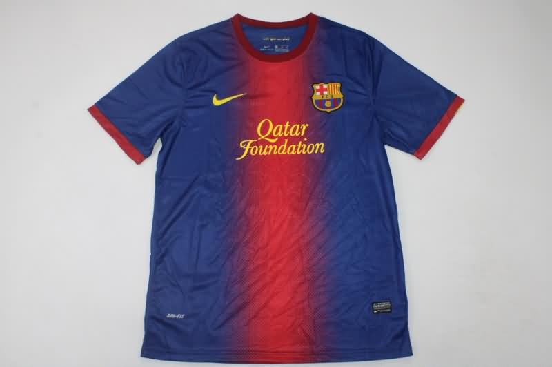 Thailand Quality(AAA) 2012/13 Barcelona Home Retro Soccer Jersey