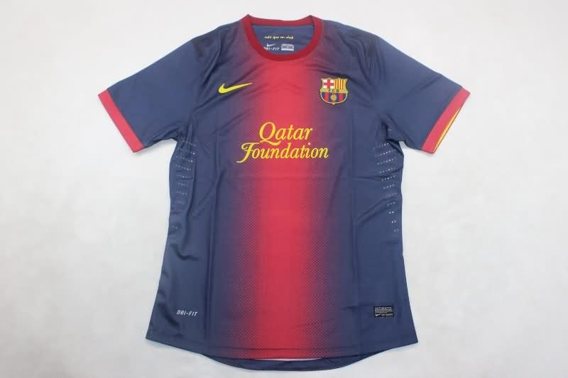 Thailand Quality(AAA) 2012/13 Barcelona Home Retro Soccer Jersey(Player)