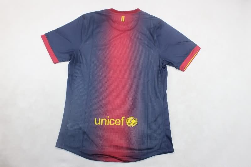 Thailand Quality(AAA) 2012/13 Barcelona Home Retro Soccer Jersey(Player)