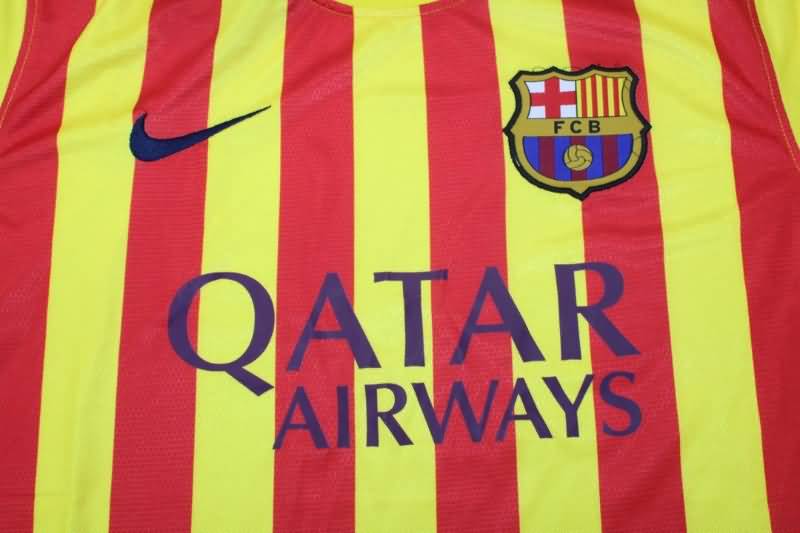 Thailand Quality(AAA) 2013/14 Barcelona Away Retro Soccer Jersey