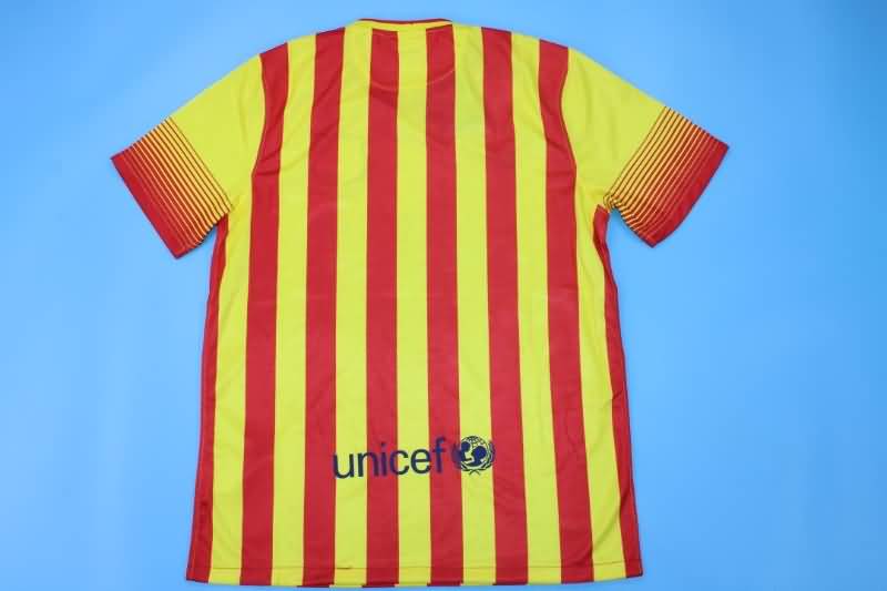 Thailand Quality(AAA) 2013/14 Barcelona Away Retro Soccer Jersey