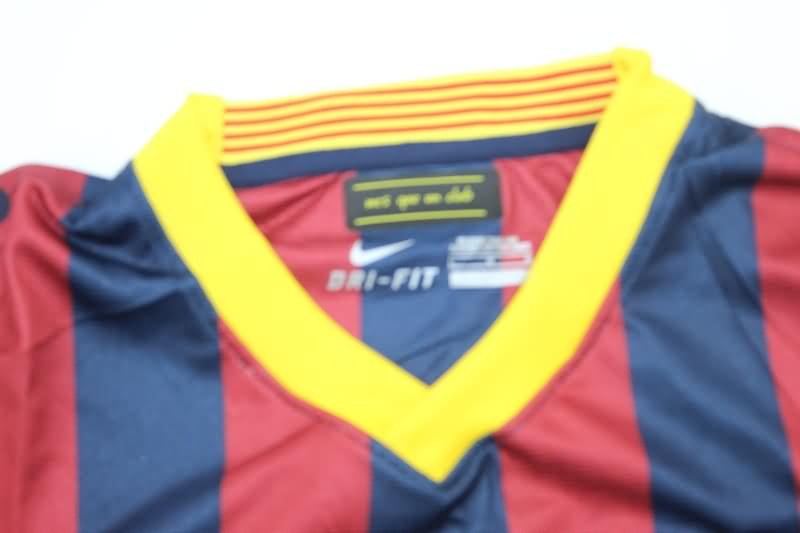 Thailand Quality(AAA) 2013/14 Barcelona Home Retro Soccer Jersey (Player)
