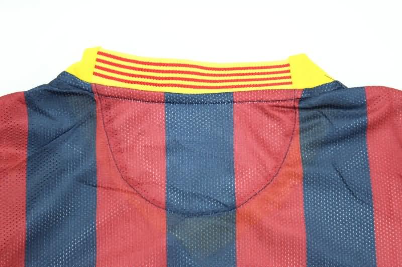 Thailand Quality(AAA) 2013/14 Barcelona Home Retro Soccer Jersey (Player)