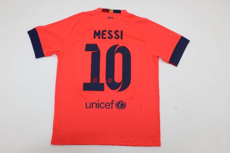 Thailand Quality(AAA) 2014/15 Barcelona Away Retro Soccer Jersey
