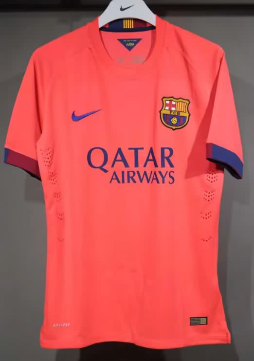 Thailand Quality(AAA) 2014/15 Barcelona Away Retro Soccer Jersey (Player) Thailand Quality(AAA) 2014/15 Barcelona Away Retro Soccer Jersey (Player)