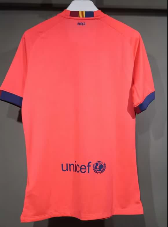 Thailand Quality(AAA) 2014/15 Barcelona Away Retro Soccer Jersey (Player)