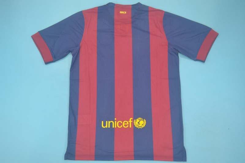 Thailand Quality(AAA) 2014/15 Barcelona Home Retro Soccer Jersey