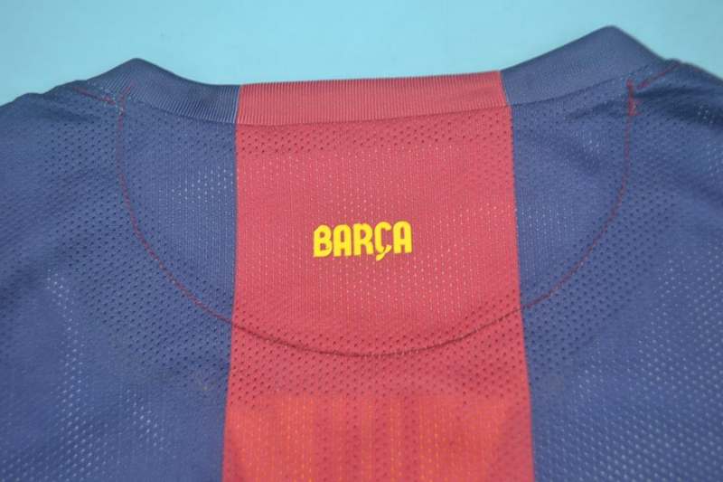 Thailand Quality(AAA) 2014/15 Barcelona Home Retro Soccer Jersey(Player)