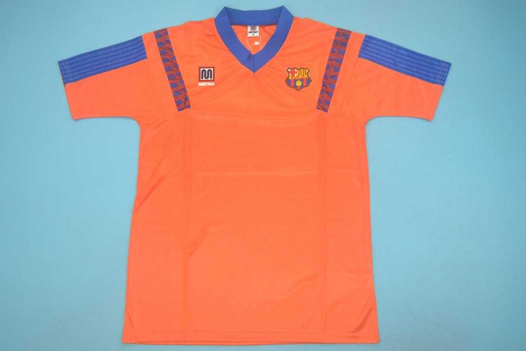 Thailand Quality(AAA) 1991/92 Barcelona Away Retro Soccer Jersey