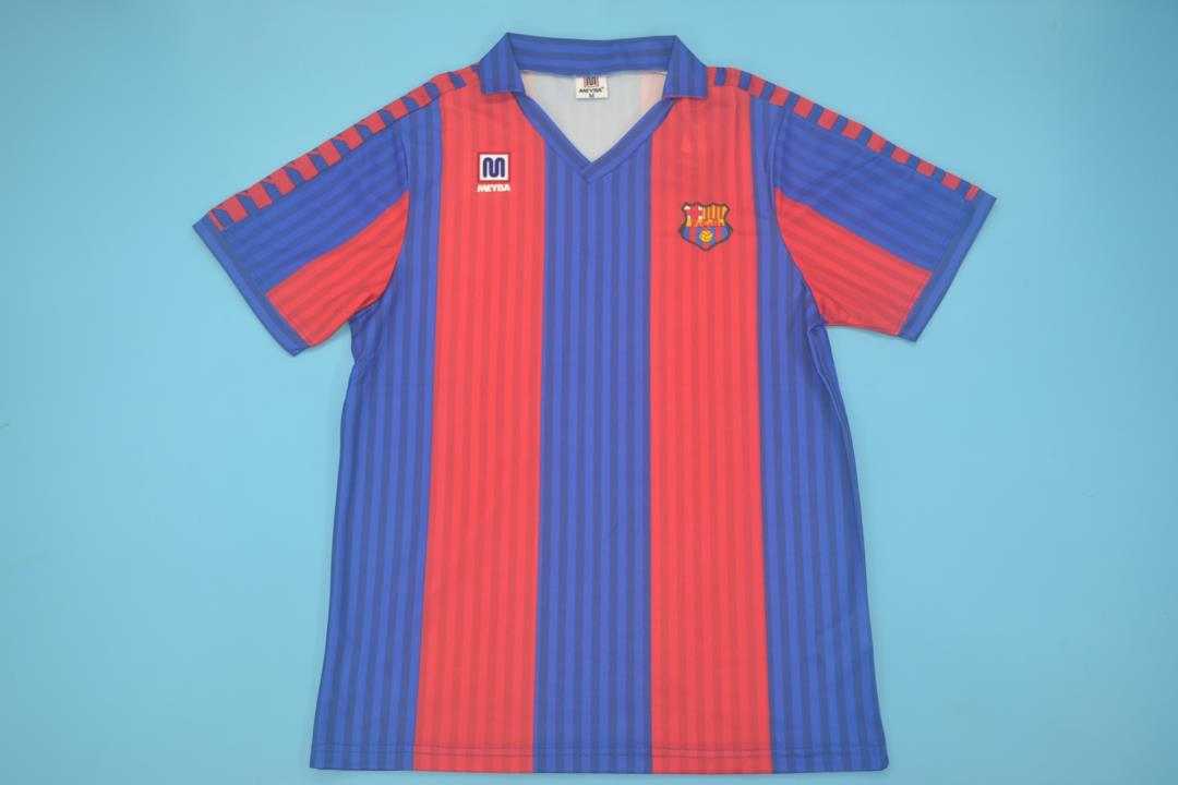 Thailand Quality(AAA) 1991/92 Barcelona Home Retro Soccer Jersey