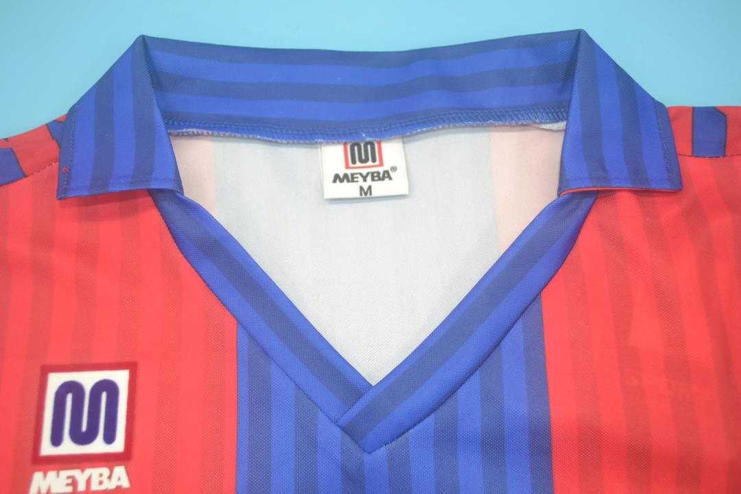 Thailand Quality(AAA) 1991/92 Barcelona Home Retro Soccer Jersey