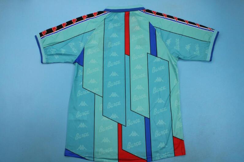 Thailand Quality(AAA) 1995/97 Barcelona Away Retro Soccer Jersey