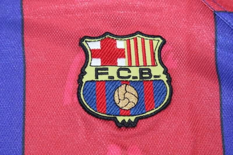 Thailand Quality(AAA) 1995/97 Barcelona Home Retro Soccer Jersey