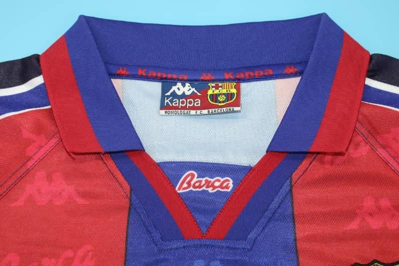 Thailand Quality(AAA) 1995/97 Barcelona Home Retro Soccer Jersey