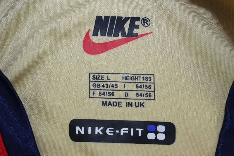 Thailand Quality(AAA) 1998/2001 Barcelona Away Retro Soccer Jersey