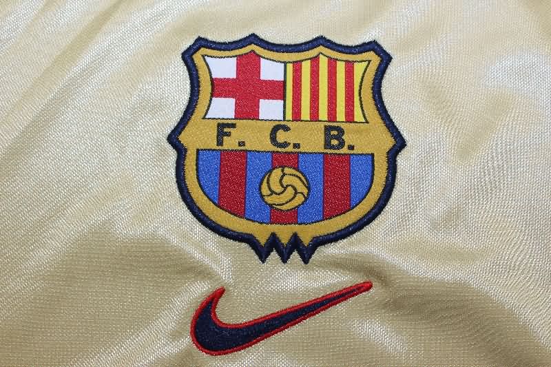 Thailand Quality(AAA) 1998/2001 Barcelona Away Retro Soccer Jersey