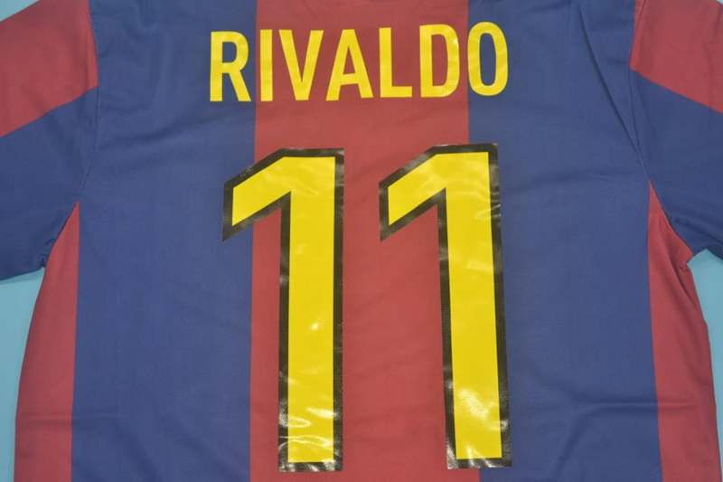 Thailand Quality(AAA) 1998/99 Barcelona Home Retro Soccer Jersey
