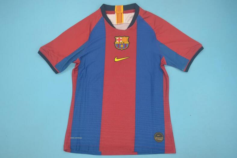 Thailand Quality(AAA) 1998/99 Barcelona Home Retro Soccer Jersey(Player)