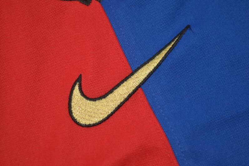 Thailand Quality(AAA) 1999/00 Barcelona Home Retro Soccer Jersey(L/S)