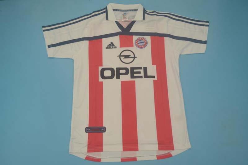 Thailand Quality(AAA) 2000/02 Bayern Munich Away Retro Soccer Jersey