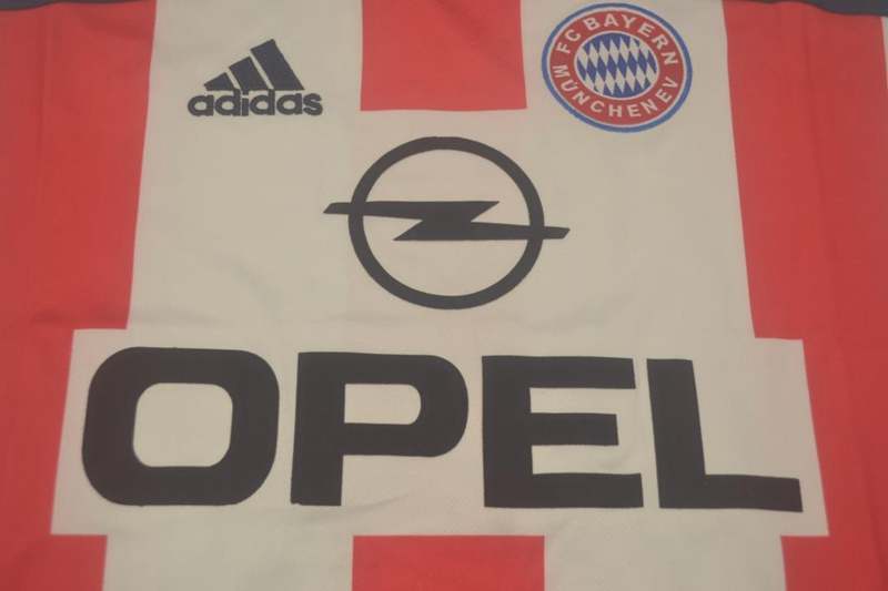 Thailand Quality(AAA) 2000/02 Bayern Munich Away Retro Soccer Jersey