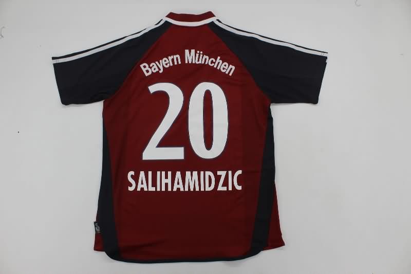 Thailand Quality(AAA) 2001/02 Bayern Munich Home Retro Soccer Jersey